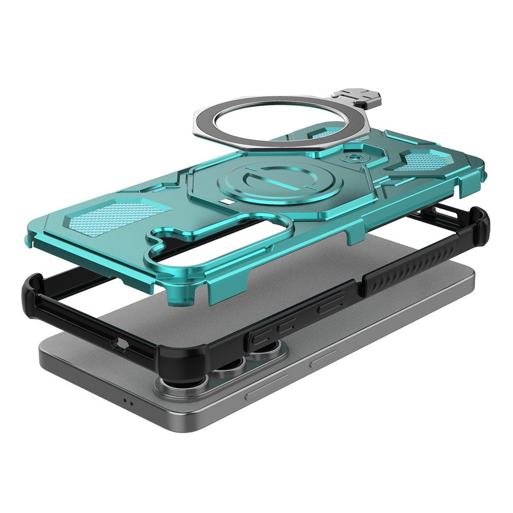 Samsung Galaxy S26 / S26 Pro EIDERWOOD Craftsman Case with Rotating Kickstand - Turquoise