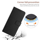 Honor Magic8 Lite EIDERWOOD Faux Leather Flip Case with Strap – Black