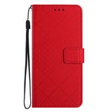 EIDERWOOD OnePlus 15 Faux Leather Flip Case with Imprint - Red