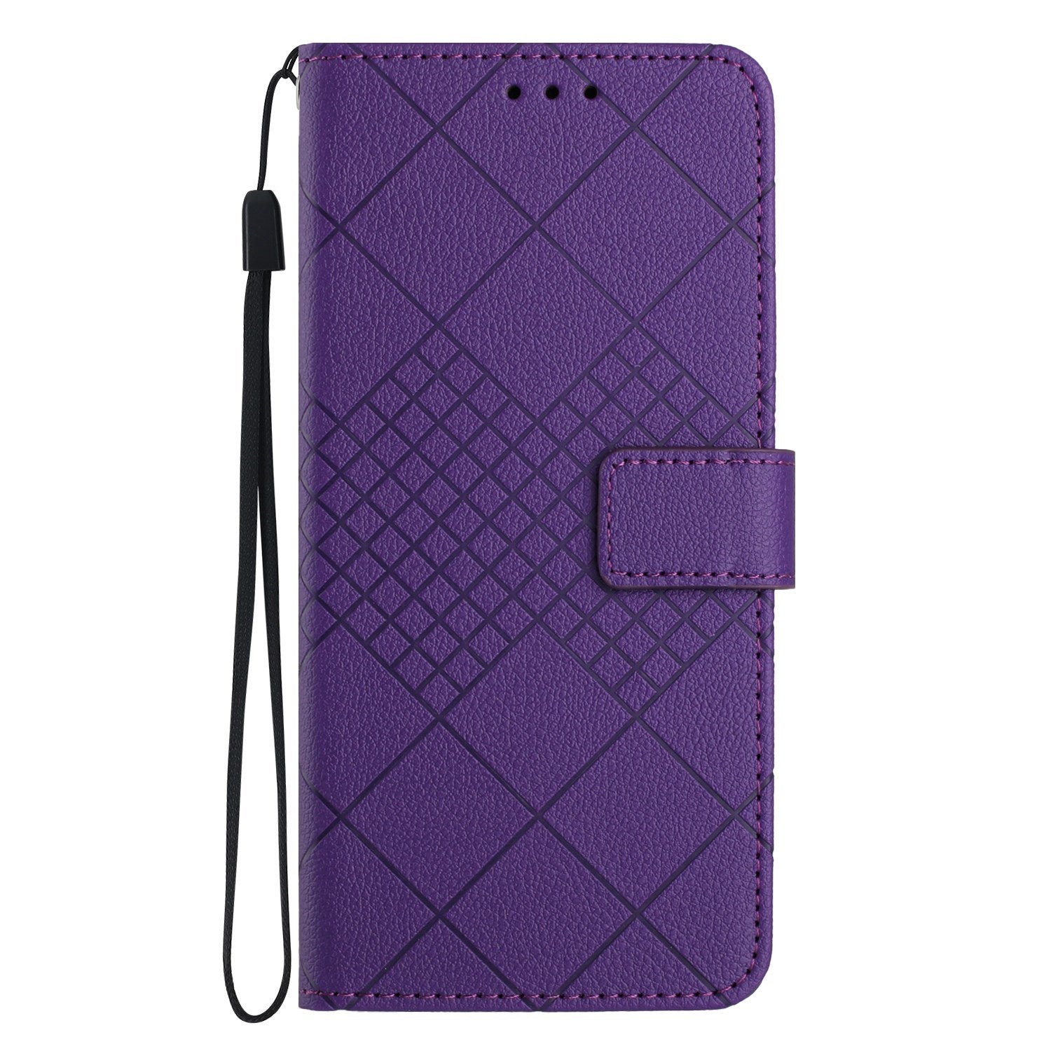EIDERWOOD OnePlus 15 Faux Leather Flip Case with Imprint - Purple