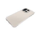 OnePlus 15 Plastic Case with Shock Absorbing Corners & Side Grip - Transparent