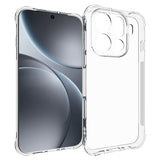 EIDERWOOD Oppo Find X9 Pro Flexible Plastic Case with Shock Absorbing Corners - Transparent