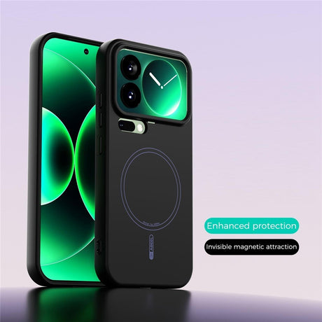 Xiaomi 17 Pro Silicone Case - MagSafe Compatible - Black