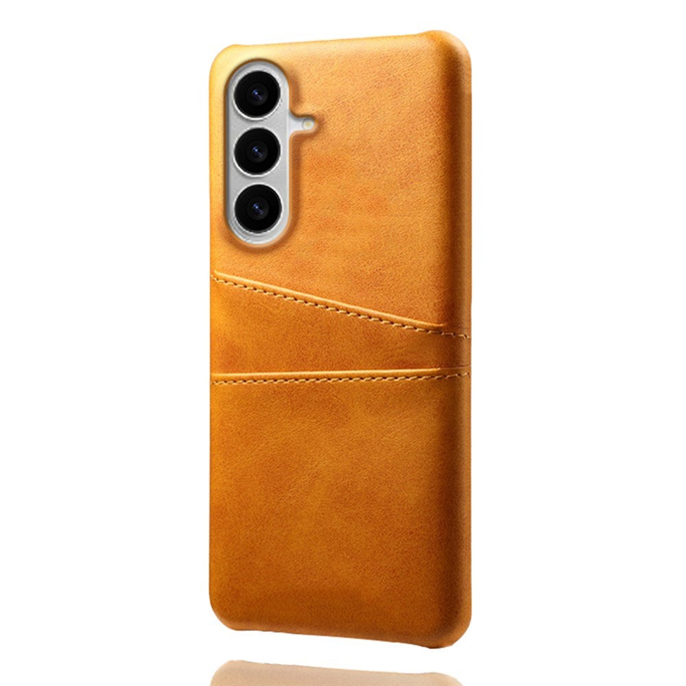 Samsung Galaxy S26 / S26 Pro EIDERWOOD Faux Leather Case with Card Holder - Orange