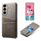 Samsung Galaxy S26 / S26 Pro EIDERWOOD Faux Leather Case with Card Holder - Gray