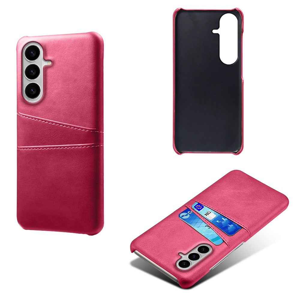 Samsung Galaxy S26 / S26 Pro EIDERWOOD Faux Leather Case with Card Holder - Pink