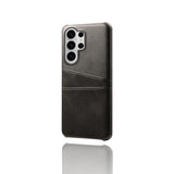 Samsung Galaxy S26 Ultra EIDERWOOD Faux Leather Case with Card Holder - Black
