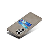 Samsung Galaxy S26 Ultra EIDERWOOD Faux Leather Case with Card Holder - Gray
