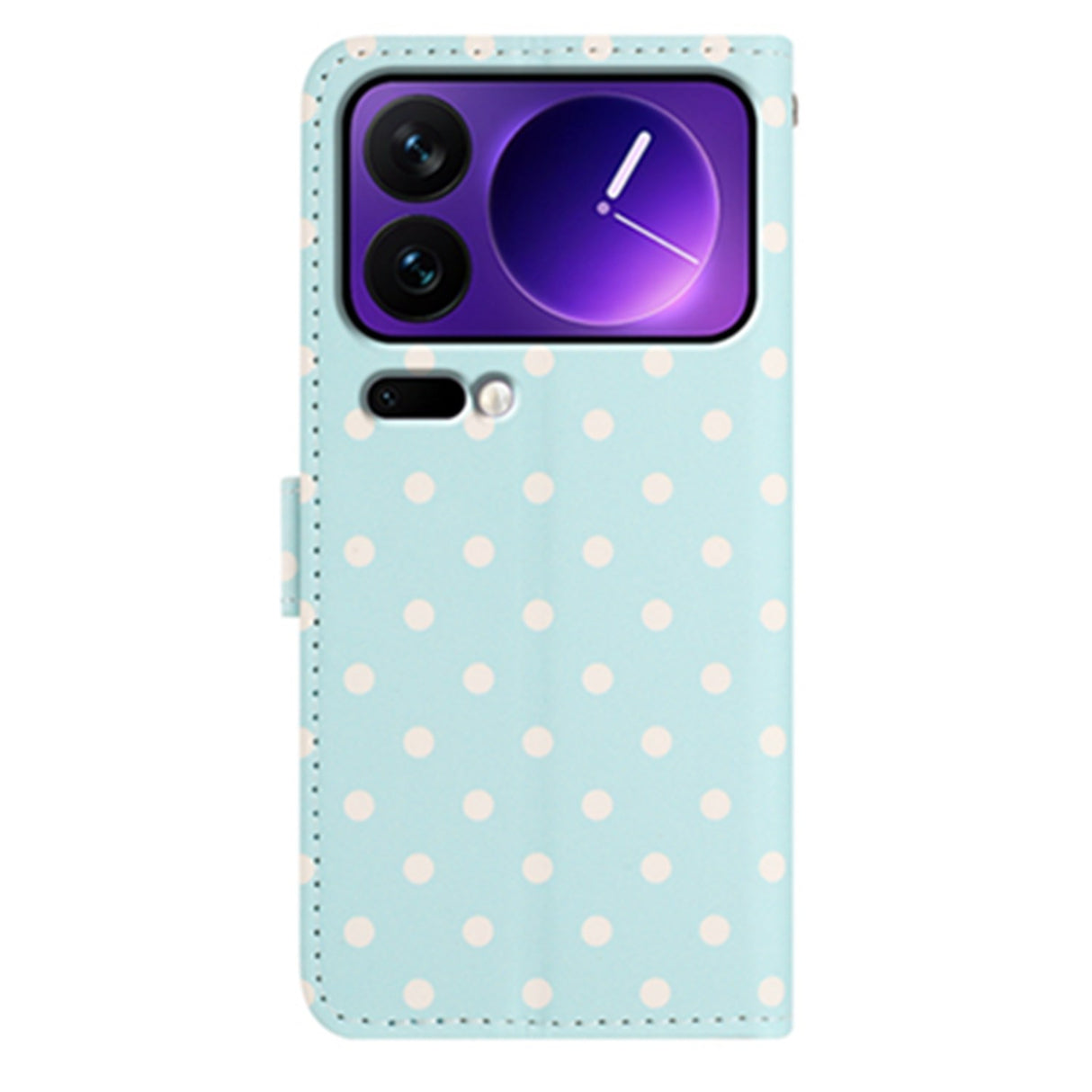 EIDERWOOD Xiaomi 17 Pro Faux Leather Flip Case w. Polka Design - Blue