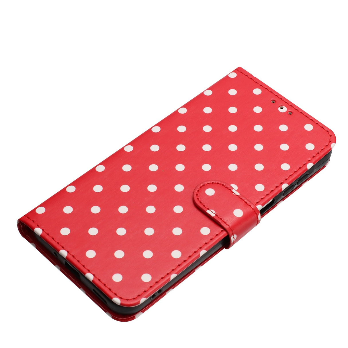 EIDERWOOD Xiaomi 17 Pro Faux Leather Flip Case w. Polka Design - Red