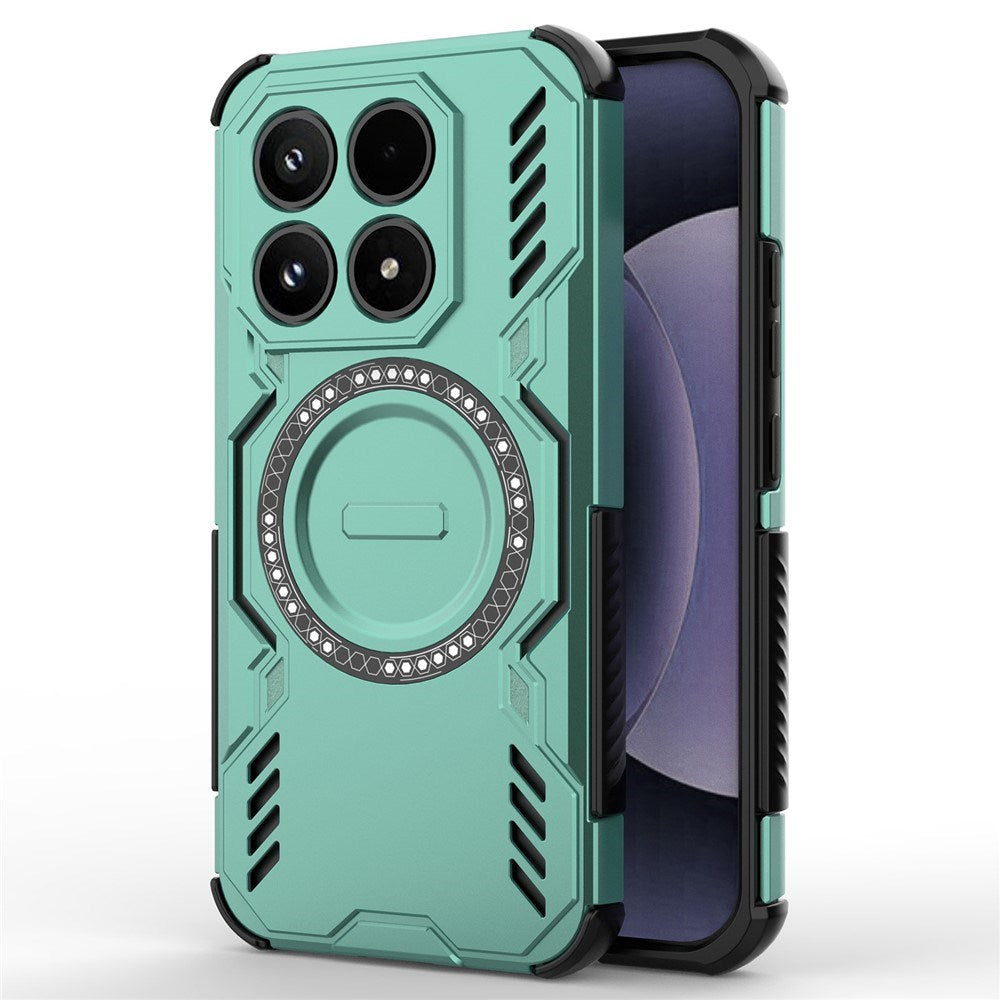 Xiaomi 17 EIDERWOOD Tough Hybrid Case w. Heat Dissipation - Green