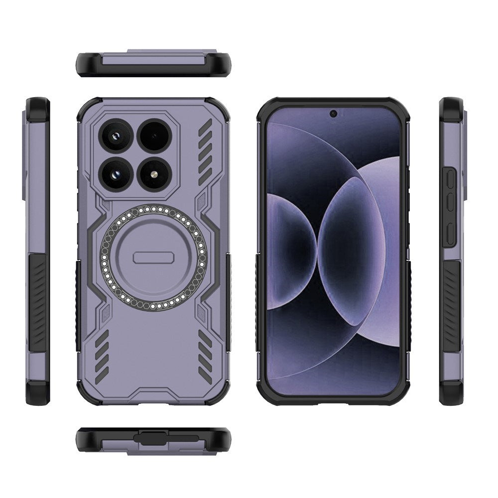 Xiaomi 17 EIDERWOOD Tough Hybrid Case w. Heat Dissipation - Purple