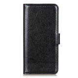 OnePlus 15 EIDERWOOD Leather Flip Case w. Card Holder - Black
