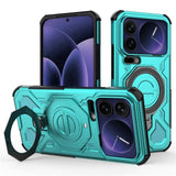 Xiaomi 17 Pro Max EIDERWOOD Tough Case with Magnetic Kickstand - Turquoise