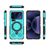 Xiaomi 17 Pro Max EIDERWOOD Tough Case with Magnetic Kickstand - Turquoise
