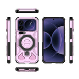 Xiaomi 17 Pro Max EIDERWOOD Tough Case with Magnetic Kickstand - Pink