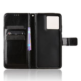 Motorola Edge 70 EIDERWOOD Leather Case with Strap & Card Holder - Black