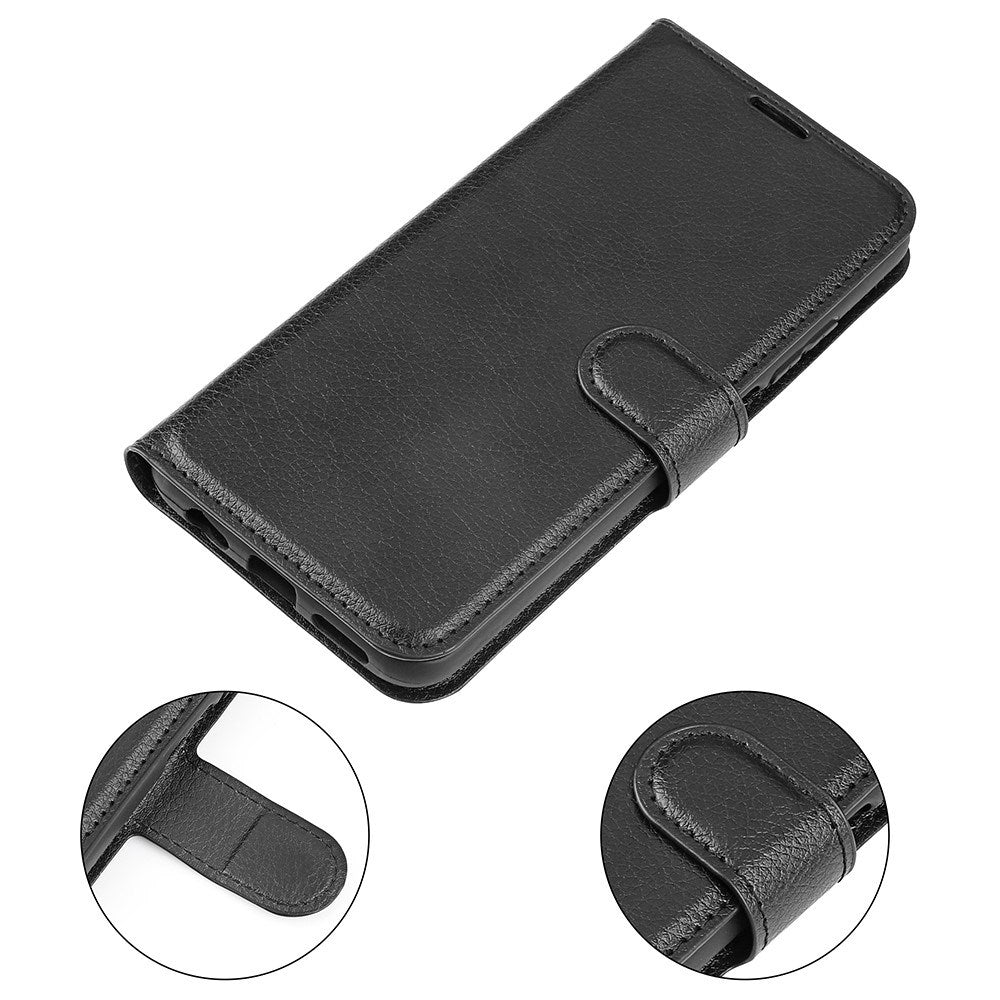 Xiaomi 17 EIDERWOOD Litchi Texture Leather Flip Case w. Wallet - Black