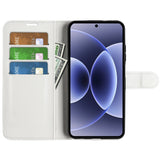 Xiaomi 17 EIDERWOOD Litchi Texture Leather Flip Case w. Wallet - White