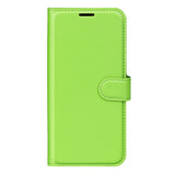Xiaomi 17 EIDERWOOD Litchi Texture Leather Flip Case w. Wallet - Green