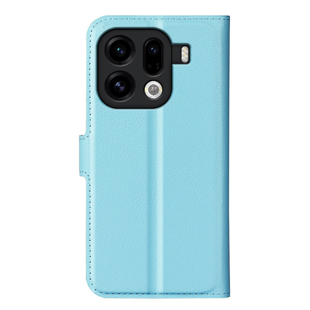 EIDERWOOD Oppo Find X9 Pro Faux Leather Flip Case with Cardholder & Stand Function - Blue