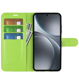 EIDERWOOD Oppo Find X9 Pro Faux Leather Flip Case with Cardholder & Stand Function - Green