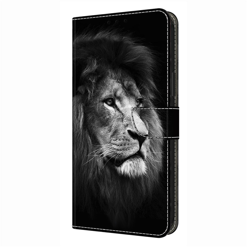 Samsung Galaxy S26 EIDERWOOD Faux Leather Flip Case with Print - Lion