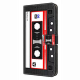 Samsung Galaxy S26 EIDERWOOD Faux Leather Flip Case with Print - Cassette Tape