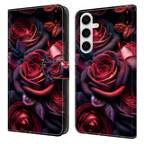 Samsung Galaxy S26+ (Plus) EIDERWOOD Faux Leather Flip Case with Print - Roses