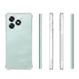 Honor X5c Plus Plastic Case with Shock Absorbing Corners - Transparent