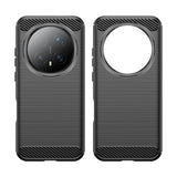 Honor Magic8 Pro EIDERWOOD Brushed Carbon Fiber Flexible Plastic Case - Black