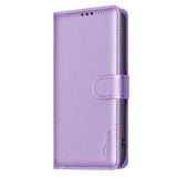 Samsung Galaxy S26+ (Plus) BINFEN Faux Leather Flip Case with RFID Blocking - Purple
