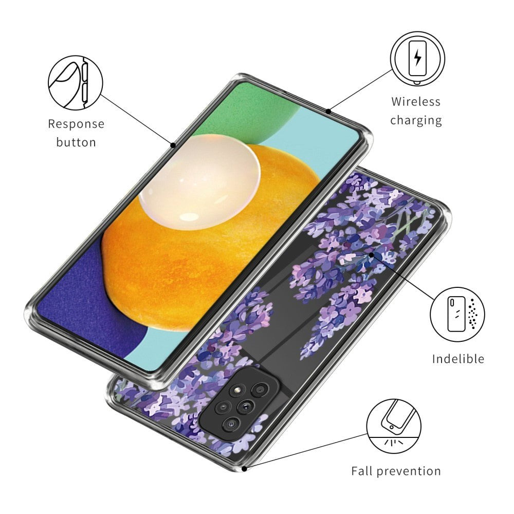 Samsung Galaxy A23 / A23 (5G) Flexible Case in TPU Plastic - Flowers