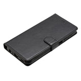 Samsung Galaxy A27 EIDERWOOD Faux Leather Flip Case with Strap - Black