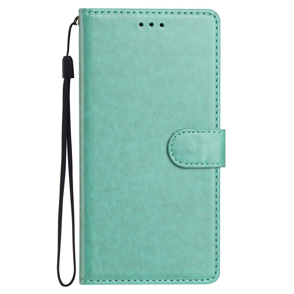 Samsung Galaxy A27 EIDERWOOD Faux Leather Flip Case with Strap - Green