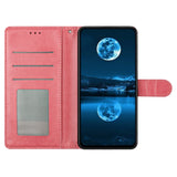 Samsung Galaxy A27 EIDERWOOD Faux Leather Flip Case with Strap - Pink