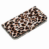 Samsung Galaxy A57 EIDERWOOD Faux Leather Flip Case with Pattern & Strap - Leopard