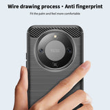 Honor Magic8 Lite MOFI Brushed Carbon Fiber Plast Case - Black