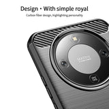 Honor Magic8 Lite MOFI Brushed Carbon Fiber Plast Case - Blue