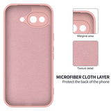 Google Pixel 10a EIDERWOOD Lined Silicone Case with Strap - Pink