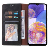 Samsung Galaxy A23 (5G) / M23 (5G) Leather Case w. Wallet & Stand Function - Black