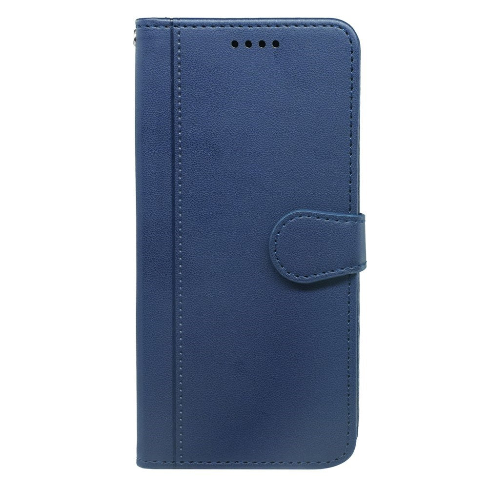 Google Pixel 10a EIDERWOOD Faux Leather Flip Case with Card Holder & Stand Function – Blue