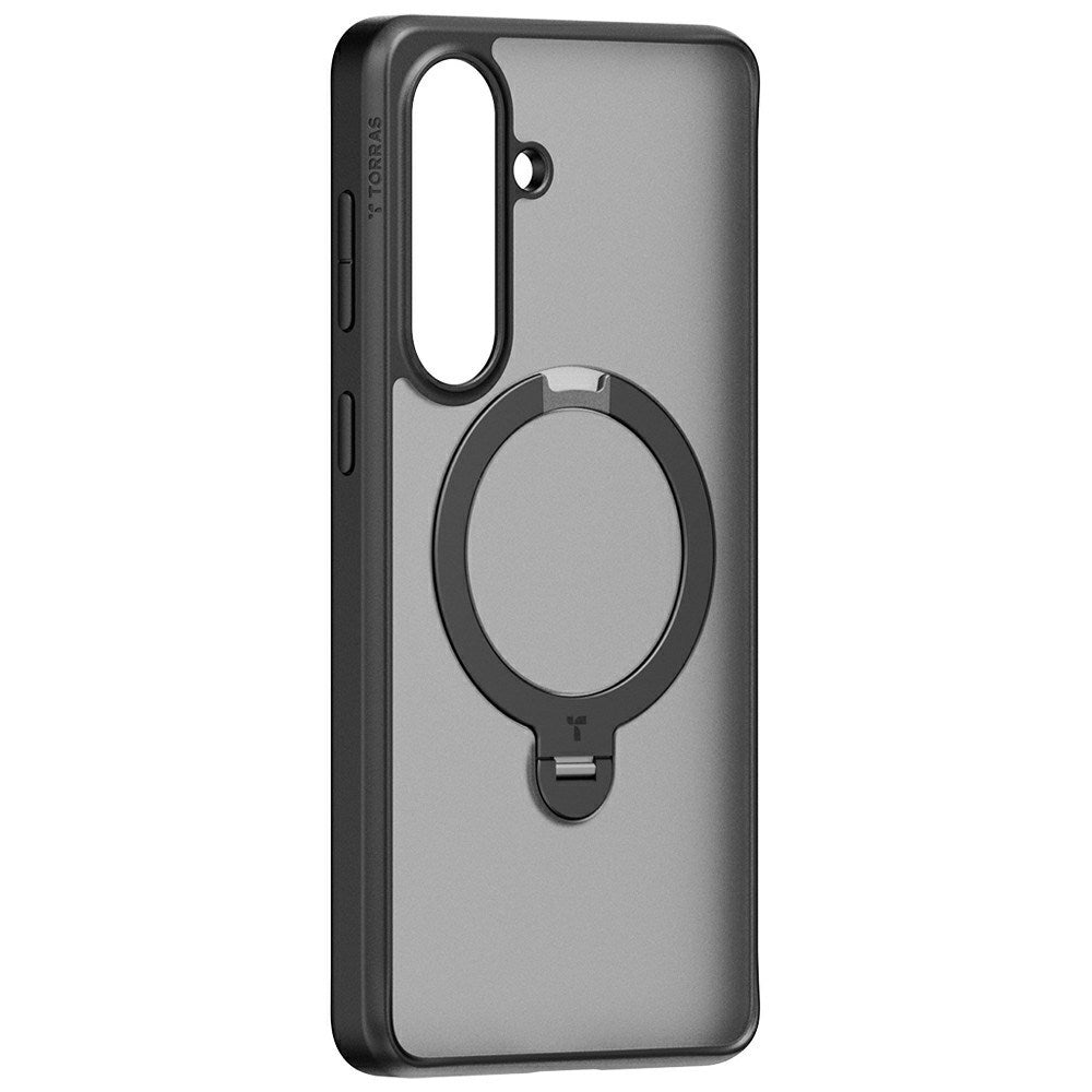 Samsung Galaxy S26 TORRAS Ostand Q3 Spin Hybrid Plastic Case with Kickstand - MagSafe Compatible - Black