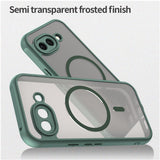 Google Pixel 10a EIDERWOOD Matte Hybrid Plastic Case - MagSafe Compatible - Green