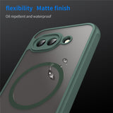 Google Pixel 10a EIDERWOOD Matte Hybrid Plastic Case - MagSafe Compatible - Green