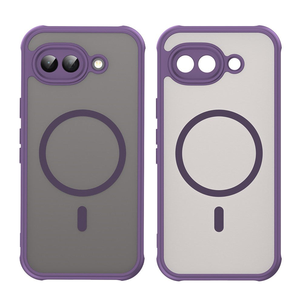 Google Pixel 10a EIDERWOOD Matte Hybrid Plastic Case - MagSafe Compatible - Purple