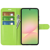 EIDERWOOD Samsung Galaxy A57 Faux Leather Flip Case with Cardholder & Stand Function - Green