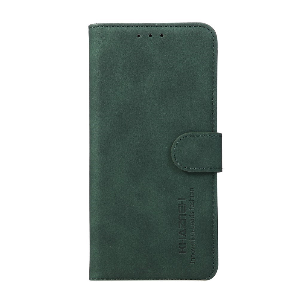Samsung Galaxy A37 Faux Leather Flip Case with Card Holder - Dark Green