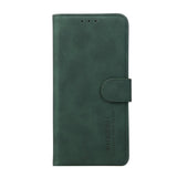 Samsung Galaxy A37 Faux Leather Flip Case with Card Holder - Dark Green