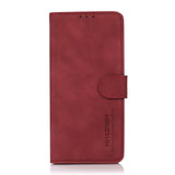 Samsung Galaxy A37 Faux Leather Flip Case with Card Holder - Red